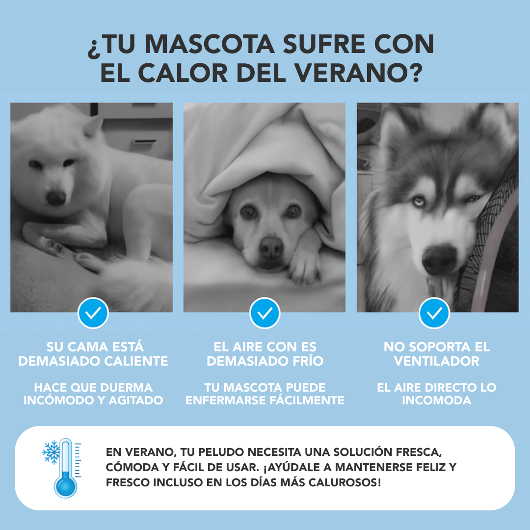 Freskito™ - Alfombrilla Refrescante para Mascotas | Refrigeración Avanzada para el Verano