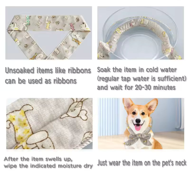 Bandana Refrescante FRESKITO™ – Accesorio de Enfriamiento para Perros y Gatos