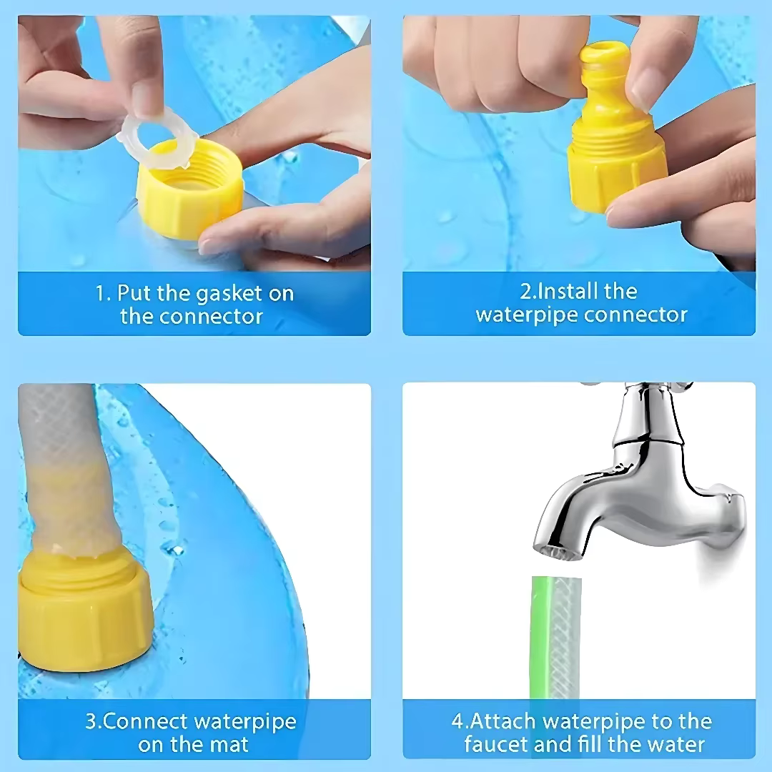 Piscina Splash FRESKITO™ - Splash Pad para Perros y Niños (100 / 150 / 170 cm)
