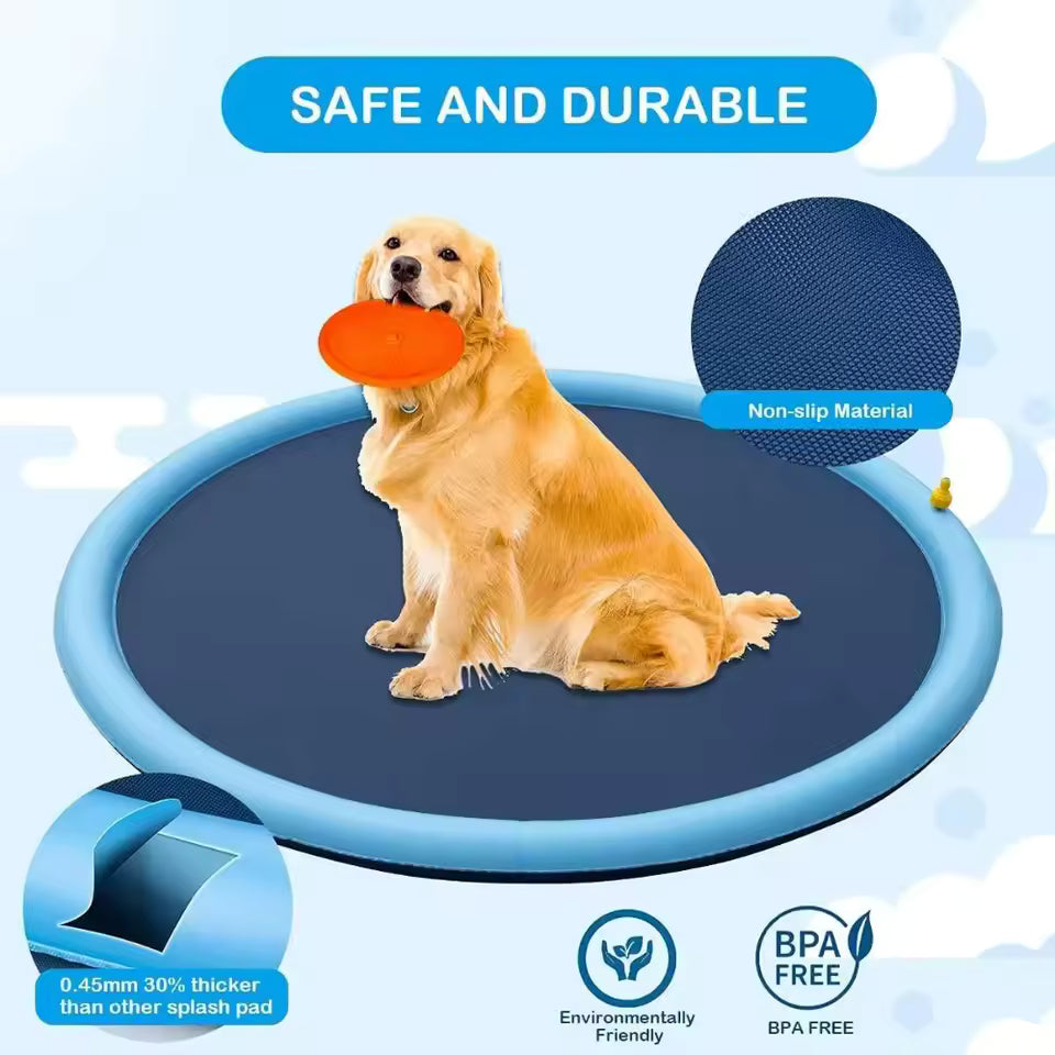 Piscina Splash FRESKITO™ - Splash Pad para Perros y Niños (100 / 150 / 170 cm)